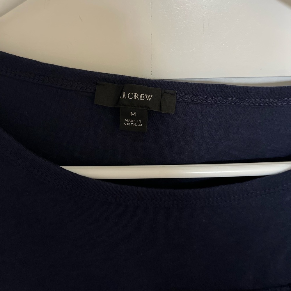 JCREW Navy Blue Long Sleeve Blouse